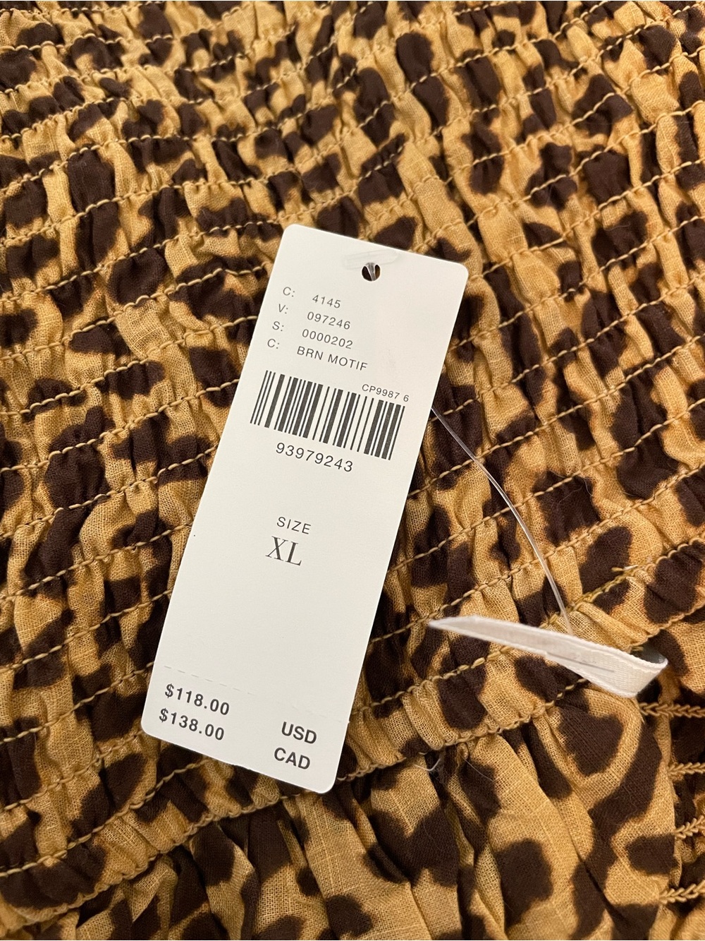 NWT Anthropologie The Josephine Smocked Drop-Waist Dress Size XSP, XL NEW - Picture 9 of 10